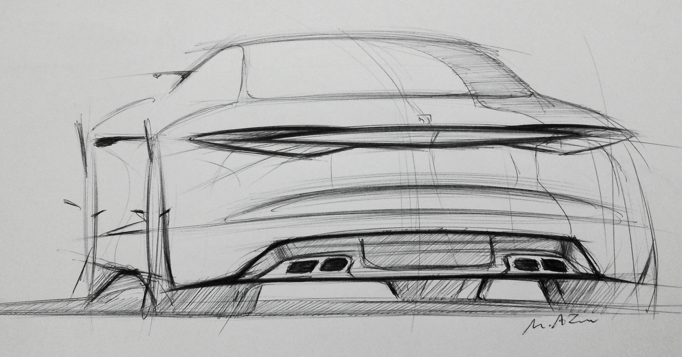 Porsche Design Sketch NFT 6 - Paul Tan's Automotive News