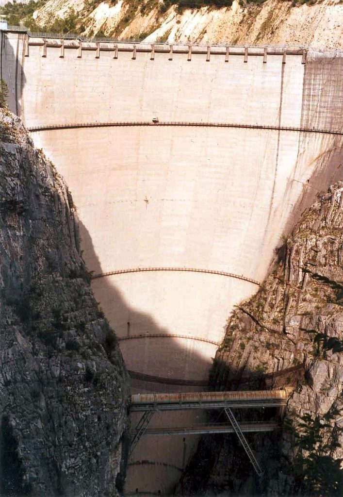 Vajont Dam in 2002