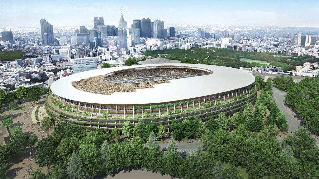 Tokyo 2020 Olympic Stadium by Kengo Kuma and Associates